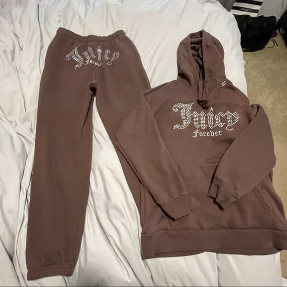 Juicy Couture Other - forever x juicy brown sweat suit